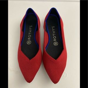Rothy’s Points Red Size 7
